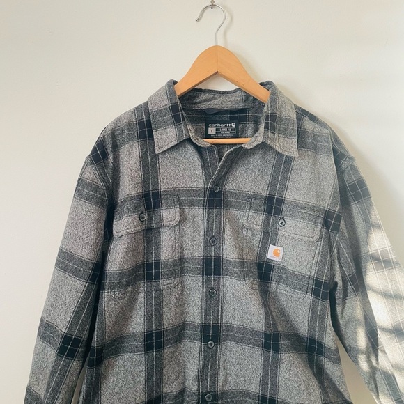Carhartt Other - Carhartt Black and Gray Checkered Shirt